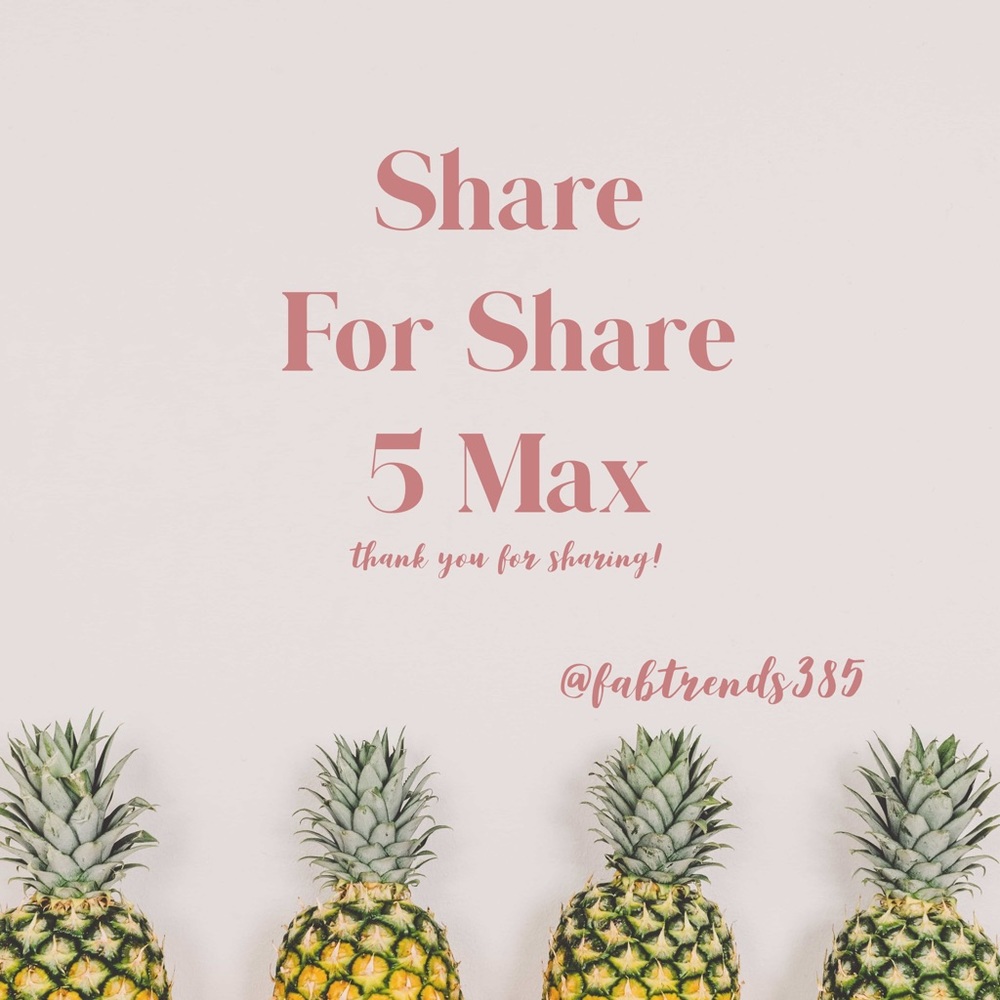 Hey dolls share 5 MAX!👸💋👠🛍